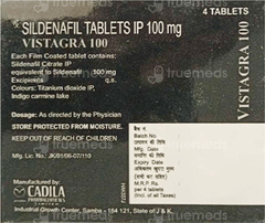 Vistagra 100 Mg Tablet 4